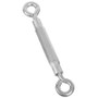 National  N221-762  3/8" x 10-1/2" Eye/Eye Turnbuckle - Zinc Plated Image 0 National  N221-762  3/8" x 10-1/2" Eye/Eye Turnbuckle - Zinc Plated Image 0