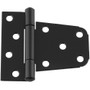National  N223-867  Extra Heavy 3-1/2" Gate Hinge - Black (287BC) Image 0