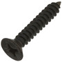 National N224-386  #12 x 1-1/4" Wood Screw - Black - 18 per Package (V286S) Image 0