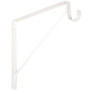National  N224-428  Shelf/Rod 3" Bracket - White (108BC) Image 0
