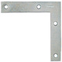 National N234-955  5" Flat Corner Brace - Zinc Plated Image 0