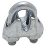 National N248-260  1/16" Wire Cable Clamp - Zinc Plated Image 0