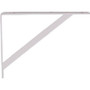 National N260-596  16" Super Strength Shelf Bracket - White (111BC) Image 1