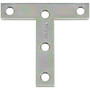 National N266-429  3" x 3" T-Plate - Zinc Plated (116BC) Image 0