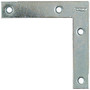 National N266-569  4" Flat Corner Brace - Zinc Plated Image 0