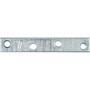 National N272-732  4" x 5/8" Mending Plate - Zinc Plated Image 0 National N272-732  4" x 5/8" Mending Plate - Zinc Plated Image 0