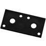 National N351-454   3" x 1.3" x 1/8" Mending Plate - Black (1182BC) Image 0
