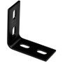 National N351-463   3.1" x 1.5" x 1/8" Corner Brace - Black Image 0