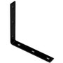 National N351-468  10.25 "X 1.5" x 1/4" Corner Brace - Black  Image 0