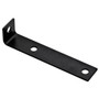 National N351-478  7.5" x 1.5" x 1.5" x 1/8" Offset Leg Corner Brace - Black  Image 0