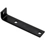 National N351-480  7.5" x 1.6" x 1.5" x 3/16" Offset Leg Corner Brace - Black  Image 0