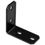 National N351-501  6.25" x 3" x 1/8" Structural Corner Brace - Black (1157BC) Image 0