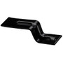 National N351-503  6.3" x 1.5" Open Bar Holder For 2 x 4 - Black (15BC) Image 0