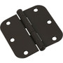 National N830-197  3-1/2" Round Corner Door Hinge - Oil Rubbed Bronze (SPB512R5/8) Image 0