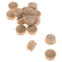 Cindoco F12B  1/2" Birch Button Top Screwhole Plugs 15 Per Bag Image 0