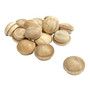 Cindoco F12B  1/2" Birch Button Top Screwhole Plugs 15 Per Bag Image 1
