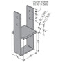 Simpson Strong Tie CB66  6x6 Post Column Base Image 1