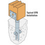 Simpson Strong Tie EPB66HDG  6x6 Post Elevated Post Base with 8" Pipe HDG Image 2