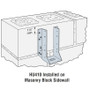 Simpson Strong Tie HU210  2x10 Heavy Duty Joist Hanger Image 3