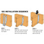 Simpson Strong Tie IUS3.56/16  3-5/8" x 16" Face Mount I-Joist Hanger w/Snap-Grip Seat Image 3 Simpson Strong Tie IUS3.56/16  3-5/8" x 16" Face Mount I-Joist Hanger w/Snap-Grip Seat Image 3