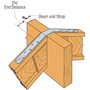 Simpson Strong Tie LSTA12  1-1/4" x 12" Light Strap Tie Image 2