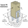 Simpson Strong Tie PB66  6 x 6 Post Base Image 2