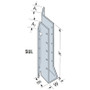 Simpson Strong Tie SUL210  2 x 10 Face Mount Joist Hanger Skewed 45° Left Image 1