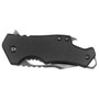 Sarge SK-502BK  Black Fuse Pocket Knife with Bottle Opener 2.375" Blade Image 2