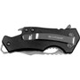 Sarge SK-502BK  Black Fuse Pocket Knife with Bottle Opener 2.375" Blade Image 3