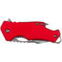 Sarge SK-502RD  Red Fuse Pocket Knife with Bottle Opener 2.375" Blade Image 2