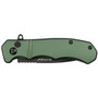 Sarge SK-827  Army Green Turbo Lock Folding 3" Blade Image 2
