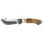 Sarge SK-912  Wood & Stag Fixed Blade Gut Hook 3.5" Full Tang Image 0