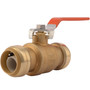 SharkBite 22223-0000LFA  1" x 1" Brass Push-to-Connect Ball Valve Image 0
