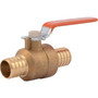 SharkBite 22463LFA  1" x 1" Barbed Brass Crimp or Clamp Ball Valve Image 0