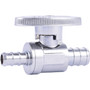 SharkBite 23062LF  1/2" x 3/8" Barbed Brass Multi-Turn Straight Stop Valve Image 0