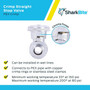 SharkBite 23063LF  1/2" x 1/2" Barbed Brass Multi-Turn Straight Stop Valve Image 3