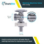 SharkBite 23064LF  1/2" Barb x 3/4" MHT Brass  Quarter-Turn Angle Stop Valve Image 1