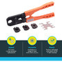 SharkBite 23100  3/8" to 1" PEX Crimp Ring Multi-Head Tool Kit Image 2