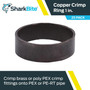 SharkBite 23104CP25  1" PEX Copper Crimp Ring - 25 per Package Image 1