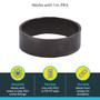 SharkBite 23104CP25  1" PEX Copper Crimp Ring - 25 per Package Image 2