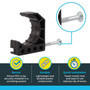 SharkBite 23221  3/4" PEX J-Hook Single Nail Clamps - 10 per Package Image 2