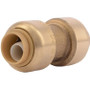 SharkBite U006LFA  3/8" (1/2" OD) x 3/8" (1/2" OD) Brass Push-to-Connect Repair Coupler Image 0