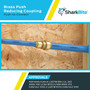 SharkBite U009LFA  3/8" (1/2" OD) x 1/2" Brass Push-to-Connect Reducing Coupler Image 4