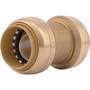SharkBite U020LFA  1" x 1" Brass Push-to-Connect Repair Coupler Image 0