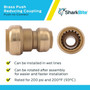 SharkBite U060LFA  1" x 3/4" Brass Push-to-Connect Reducing Coupler Image 3