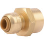 SharkBite U066LFA  1/4" Push-to-Connect x 1/2" FNPT Brass Reducing Adapter Image 0