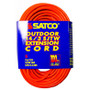 Satco 93-5010  100' Orange Medium Duty Outdoor Extention Cord (14-3 SJTW-3) Image 0