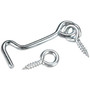 Onward 1385XR  2" Gate Hook and Eye - Steel with Zinc Finish - 2 per Package Image 0