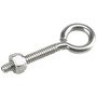 Richelieu 2102SSBC  3/16" x 2" Eye Bolt with Nut in Stainless Steel - 1 per Package Image 0