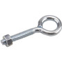 Richelieu 2107XB  1/4" x 2-1/2" Eye Bolt with Nut Zinc Finish - 1 per Package Image 0
